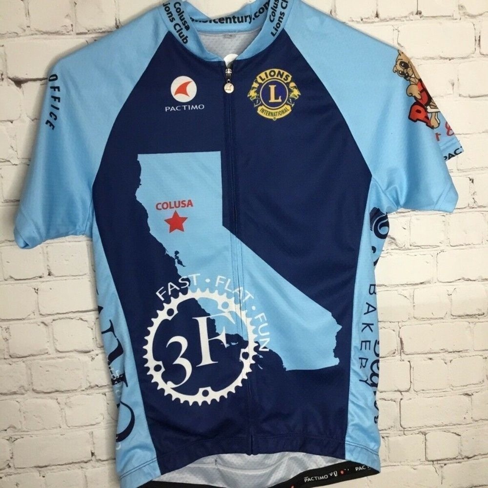Pactimo Acsent Blue Full Zip Bike Cycling Jersey Shirt Top Men S China Polyester